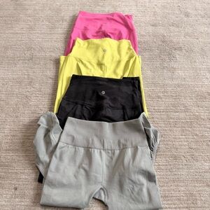 Lululemon Leggings Bundle Set 4 pairs size: 4
